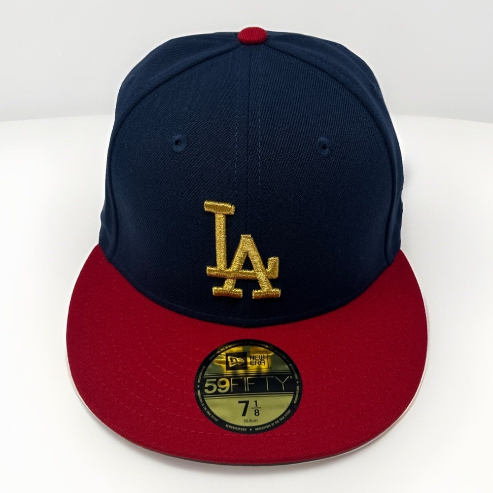Los Angeles Dodgers Fitted Hat 7 1/8 x New Era 59FIFTY Opening Ceremony